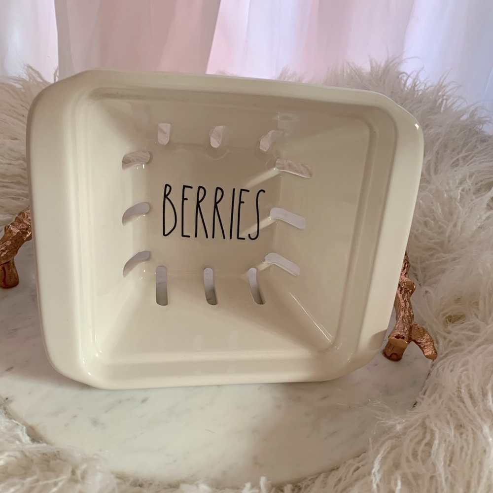 Rae Dunn Large Ceramic Berries Basket